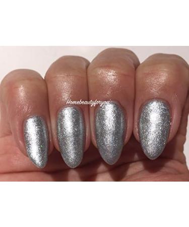 Bluesky Silver Glitter Shimmer Sparkle A18 Nail Gel Polish UV LED Soak Off 10ml - Buy Online on GoSupps.com