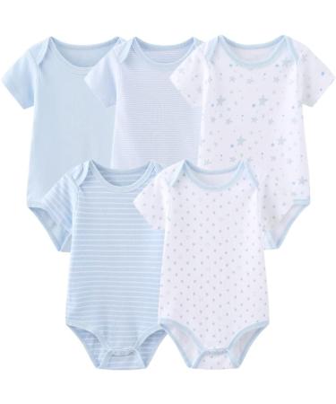MAMIMAKA Baby Bodysuits and Pants Set - Short Sleeve Onesies for Boys and Girls - Size 6-9 Months - Buy Online on GoSupps.com