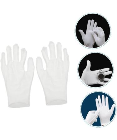 minkissy 12 Pairs Moisturizing Gloves Cotton Gloves for Women White Cotton Gloves for Dry Hands Working Cotton Gloves for Adult White Gloves Working Cotton Gloves for Men Work Gloves - Buy Online on GoSupps.com