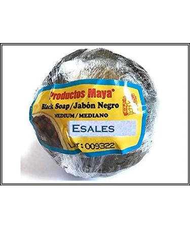 Organic Black Soap - Jabon de Aceituno Natural Organico - Large Size - Made in El Salvador - Best for Skin Care & Natural Beauty - Buy Online on GoSupps.com
