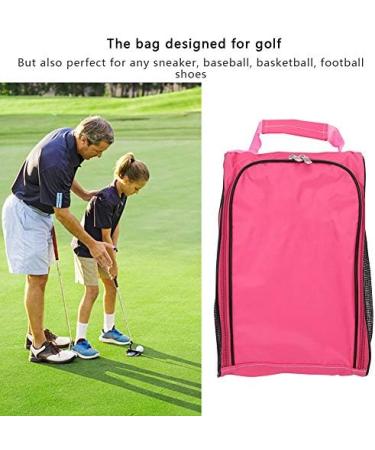Shop Pink Golf Shoe Carrying Bag - Large Capacity Breathable Nylon for Golf & Tennis | International Shipping Available - Buy Online on GoSupps.com