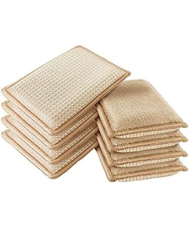 Sponge Bamboo Fiber Non-Oil Kitchen Supplies Brush Dishes Sponge Magic Wipe - Buy Online on GoSupps.com