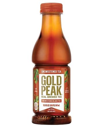 Gold Peak Unsweetened Black Tea Bottles 18.5 fl oz - 6 Pack - Buy Online on GoSupps.com