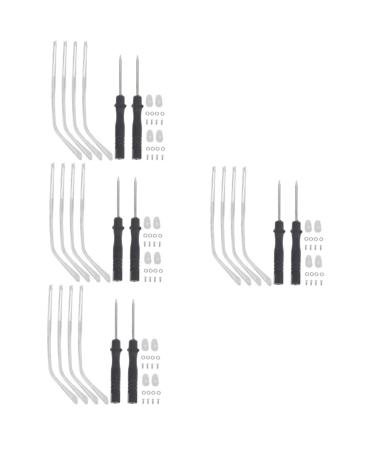 Gleavi glasses 8 sets glasses accessories nerd glasses crystal glasses unisex sunglasses replacement bars metal glass replacement bar glasses spare parts metal glasses.