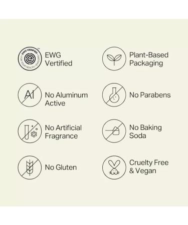 Each & Every Natural Aluminum-Free Deodorant for Sensitive Skin with Essential Oils Plant-Based Packaging Sandalwood & Black Pepper 2.5 Oz - Sandalwood & Black Pepper - Buy Online on GoSupps.com