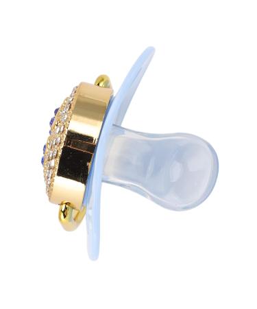 Buy Soft Touch Silicone Baby Pacifier | Antistatic & Stylish | Newborn to 18 Months - Blue - Buy Online on GoSupps.com