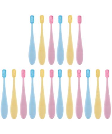Alipis Soft Bristle Toothbrush Soft Bristle Toothbrush 18 pcs Creative Macarons Delicate Toothbrushes Bristle Baby Ultra-fine Infant Infant Toothbrush Infant Toothbrush 13*2cmx3pcs Picture 1x3pcs