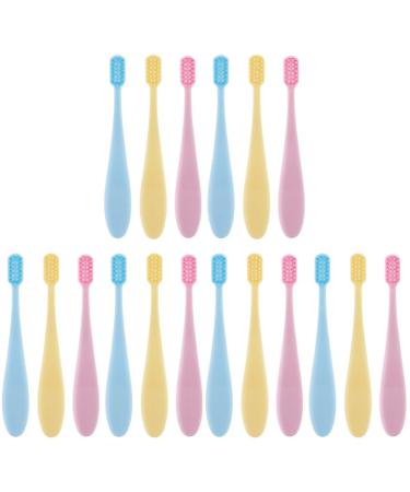 Alipis Soft Bristle Toothbrush Soft Bristle Toothbrush 18 pcs Creative Macarons Delicate Toothbrushes Bristle Baby Ultra-fine Infant Infant Toothbrush Infant Toothbrush 13*2cmx3pcs Picture 1x3pcs