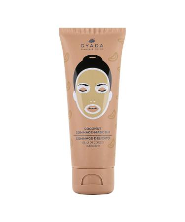GYADA COSMETICS GYADA COSMETICS Face Scrub 2 in 1 Mask Exfoliating and Purifying Makes Skin Moisturized and Non-Irritated with Coconut Oil and Shea Butter 15ml
