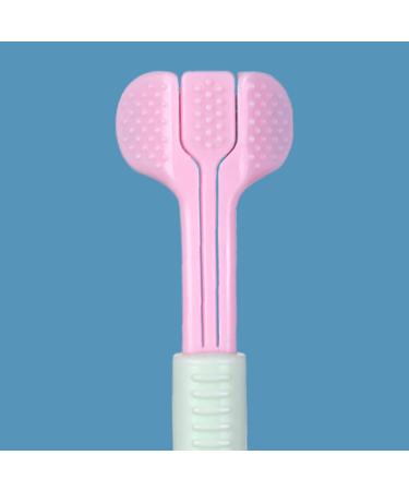 Sustainable Three-Sided Manual Toothbrush | Soft Blue Children's Hygiene Care - Buy Online on GoSupps.com