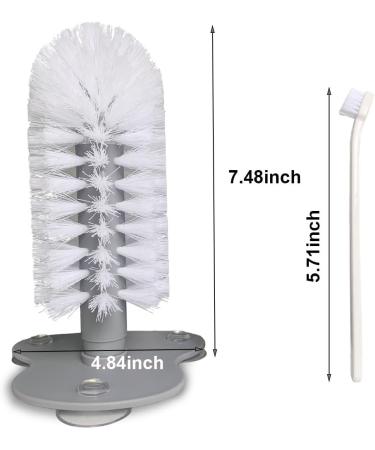 Turtle Brush with Suction Cup Turtle Shell Cleaning Brush Mini Sea Turtle Shell Removal Mud Care Brush Pet Turtle Supplies with Small Pet Toothbrush - Buy Online on GoSupps.com