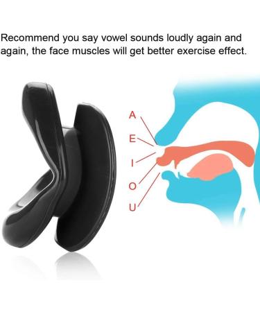 Lip Exerciser for Face Lifting and Anti-aging Silicone Lips Trainer to Tight the Sagging Face Skin Face Beauty Tool Works on the Cheeks and Chin Three Colors Optional(Black) - Buy Online on GoSupps.com