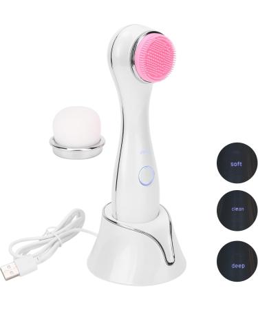 Qukaim Waterproof Face Cleaner Brush Electric Silicone Facial Cleansing Brush Rechargeable Waterproof Face Cleaner Pore Cleaning Brush - Buy Online on GoSupps.com