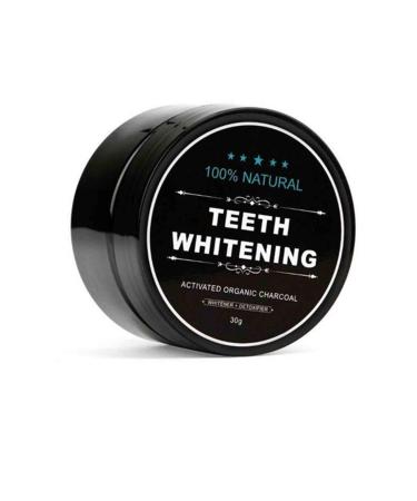 Activated carbon toothpaste powder tooth white tooth whitening coal of course Teeth whitening powder bamboo tooth white powder for white teeth natural & vegan tooth whitening and tooth cleaning (1PC)