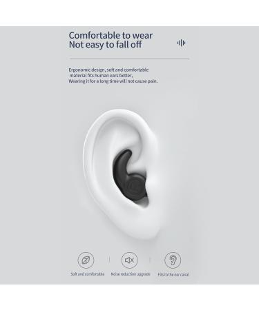 Ear Plugs for Sleeping Noise Cancelling Silicone Reusable Earplugs for Noise Reduction 1 Pair Sound Blocking Ear Plugs - Buy Online on GoSupps.com