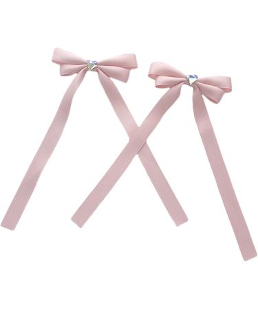2 Pieces Bowknot Hairpin For Sweet Girls Cute Sweet Charm Hair Barrettes Aesthetics Cloth Hair Accessories Festival Hair Barrettes For Daily Life Large Lovely Hair Barrettes For Woman Hair - Buy Online on GoSupps.com
