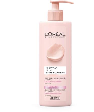 L’OREAL PARIS RARE FLOWERS MAKE-UP REMOVER MILK DRY AND SENSITIVE SKIN 400ML