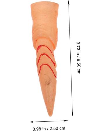 DIKACA False Witch Fingers Halloween Props Finger Nail Covers Cosplay 5pcs False Nail Set Manicure Skeleton Plastic Halloween Finger Lights Halloween Finger Tips As Shown 1 9.5x2.5cm - Buy Online on GoSupps.com