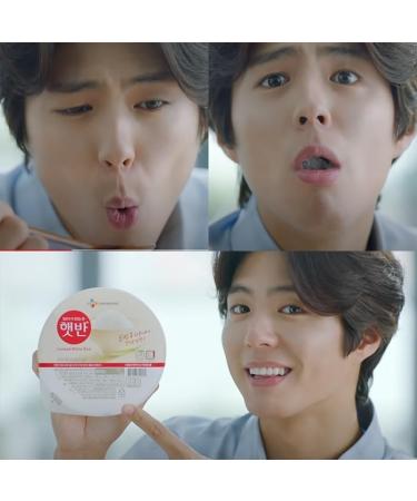 CJ Cooked Rice (Hetbahn) - Korean Microwavable Instant White Rice 210g (Pack Of 12) - Buy Online on GoSupps.com