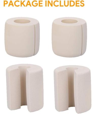 BYETOO 4 Pcs Finger Pinch Guard Baby Proof Foam Door Stopper Protect Child Fingers Prevent Finger Pinch Injuries Slamming Door Child or Pet from Getting Locked in Room 2 x Hardened + 2 x Thickened 2019 Upgrade: 2 x Hardened+2 x Thickened  - Buy Online on GoSupps.com