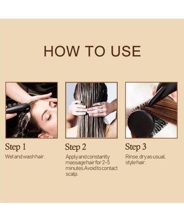 Pure Keratin Repair Hair Mask 5 Seconds Miracle Hair Treatment Repairs Damaged Hair Keratin Hair Mask with Argan and Coconut Oil - Buy Online on GoSupps.com