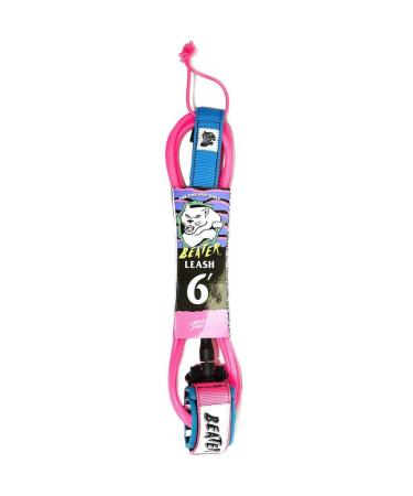 Catch Surf Beater 6' Leash 6' Leash Pink/Blue