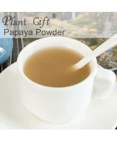 100% Natural Pure Papaya powder 100g/3.52oz naturellement riche en enzymes de papaye pour smoothies shakes p tisseries et boissons sans conservateurs sans sucre ajout  - Buy Online on GoSupps.com