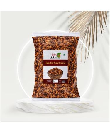 90's MILL Hing Roasted Chana Bhuna Chana | Roasted Chickpeas | Black Gram With Goodness Of Hing And Jeera | Diabetic Snack Oil Free Ready to Eat Tasty Lightly Spicy Low GI Namkeen-420g*2Pack - Buy Online on GoSupps.com