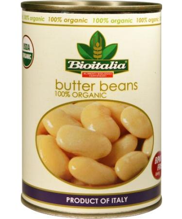 Bioitalia Butter Beans, 14-Ounce (Pack of 12)