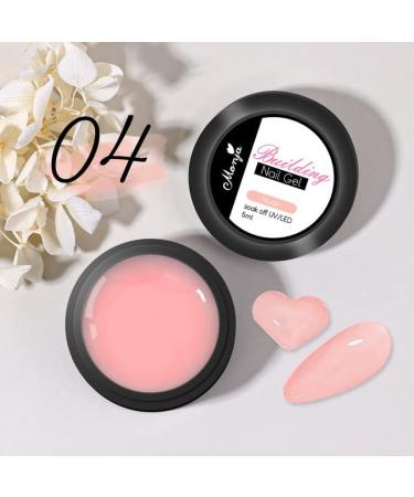 15ml Nail Acrylic Hard Gel Pink White Clear Crystal UV Tips Enhancement Quick Extend Gel Varnish Nail Art UV Quick Poly Nail Gel - (Color: GY053-04)