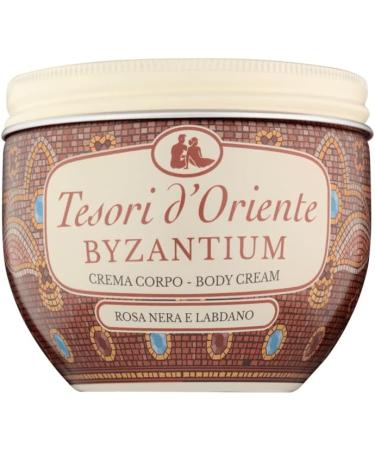 Tesori d'Oriente Crema Corpo Byzantium Body Cream with Black Rose and Labdanum 300 ml + 1 x Felce Azzurra Talcum Powder 100 g Pack of 12 - Buy Online on GoSupps.com