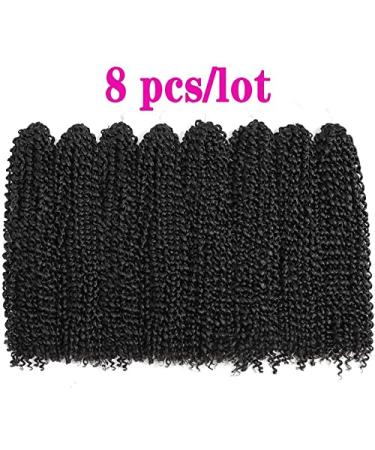 Wigenius 8 Packs Passion Twist Hair 18 | Water Wave Crochet Hair Extensions | Synthetic Braids (1B) - Shop Now! - Buy Online on GoSupps.com