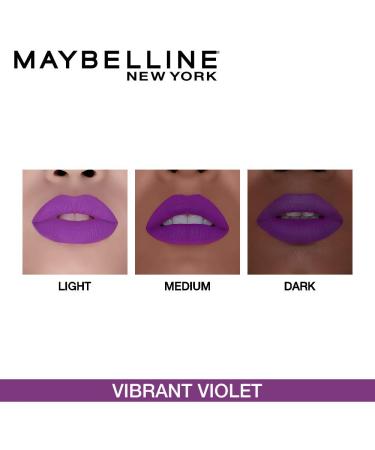 Maybelline New York Color Sensational Purple Matte Lipstick - Vibrant Violet 0.15 oz - Buy Online on GoSupps.com
