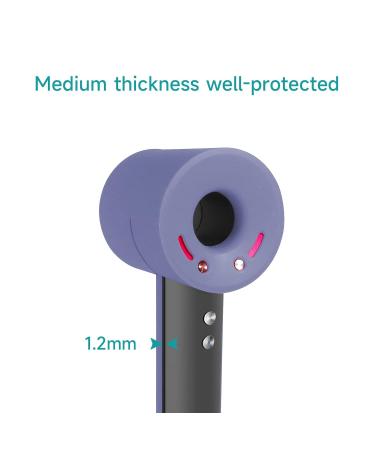 Silicone Cover for Dyson Hair Dryer - Protective Washable Shockproof & Anti-Scratch Case (Purple) - Perfect Travel Accessory - Buy Online on GoSupps.com