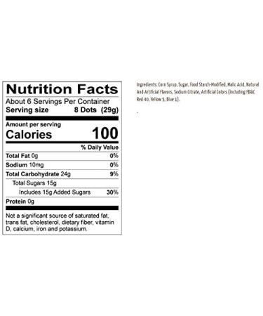 Dots Assorted Fruit Candy 6.5 Oz Box - Pack of 12 | Fruit Flavored Chewy Treats - Buy Online on GoSupps.com