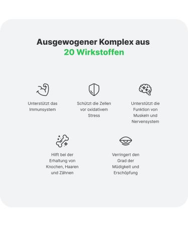 Vilgain Multivitamin - 13 Vitamins & 7 Minerals for Immune Support Muscle Health & Nervous System | 120 Capsules - Buy Internationally - Buy Online on GoSupps.com