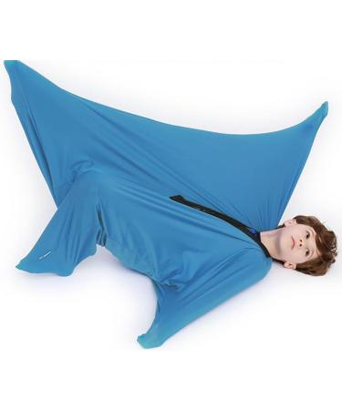 ZYUBOESO Relaxing Sensory Toys for compression Body sock for autism Suitable processing disorders Wrap to Relieve Stress Suitable for children's adult size (Color : Blue Size : L/Large) L/Large Blue