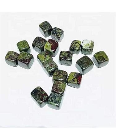 Polished Dragon Blood Stone Cube Natural Crystal Gravel Tumble Stones 10pc Chakra Reiki Balancing - Buy Online on GoSupps.com