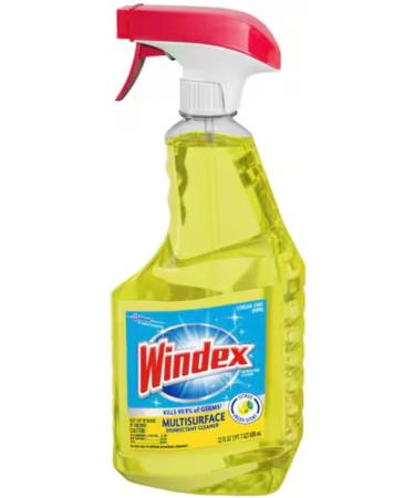 Plexon Microfiber Cleaning Cloth & Fresh Scent Multisurface Cleaner Spray - 23 Fl Oz & 1-Gallon Windex Refill | International Shipping Available - Buy Online on GoSupps.com