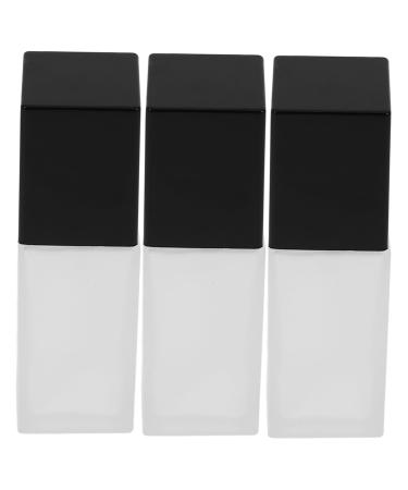 Beaupretty 3st Liquid Foundation bottle Foundation bottles made of glass foundation-squeeze bottle glass bottle Foundation travel container Foundation donor Press the travel push type