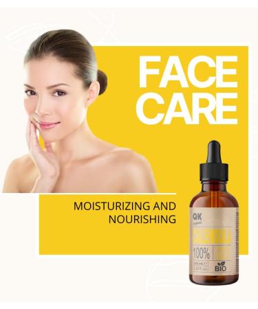 QKnatur - 100% Pure Organic Vegan Calendula Oil - 100 ml - glass bottle - for sensitive dry and cracked skin. Soothing and healing. Acne irritations insect bites - Buy Online on GoSupps.com
