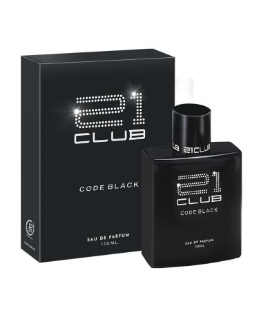 21 Club Code Black Eau De Parfum | Eau De Perfum | Long Lasting Fragrance Perfum | For Men & Women | 100ml - Buy Online on GoSupps.com