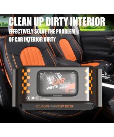 Car Interior Cleaning and Polishing Wipes 80pcs/Pack (1pack) - Buy Online on GoSupps.com