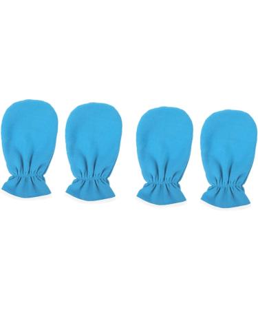 Healeved 4 Pairs Maintenance Care Gloves Paraffin Wax Mitts for Hands Paraffin Wax Booties Wax Warmer for Hand Care Cotton Mitts for Paraffin Wax Bath Spa Work Manicure Tools Flannel - Buy Online on GoSupps.com