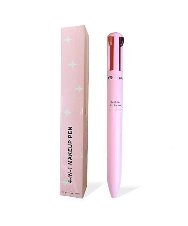 4 In 1 Makeup Pen 4 Colors Multi-Function Makeup Beauty Pen Touch Up Make Up Pen Travel Makeup Tool With Eyeliner Eyebrow Pen Lipliner And Highlighter Face Makeup