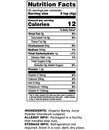 Terrasoul Superfoods Organic Barley Grass Juice Powder 20oz - USA Grown | Buy Online - Buy Online on GoSupps.com