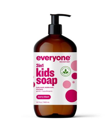 Everyone, Soap 3 in 1 Kids Berry Blast, 32 Ounce