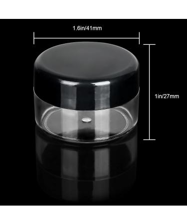 ZIQI 100 Pieces Sample Empty Containers 20g Clear Cosmetic Container Jars with Lids Plastic Pot Makeup Jars for Cosmetics Cream Lip Balm Lip Scrub Ointments-Leak Proof - Buy Online on GoSupps.com