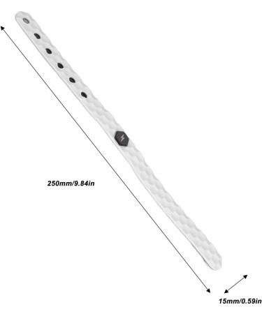 Brrnoo Antistatic Bracelet for Men & Women - Magnetic Winter Bracelet for Electrostatic Removal | White - Buy Online on GoSupps.com