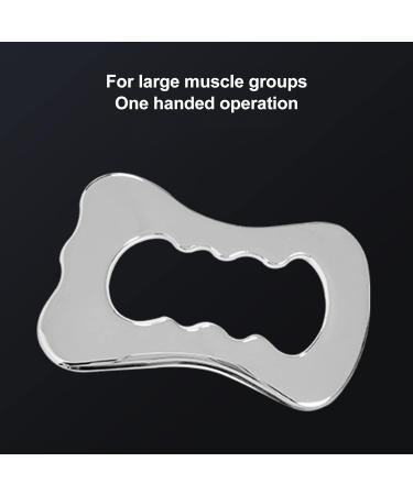 NSXAYIWE Gua Sha Massage Device | Stainless Steel Facial & Body Scraper for Neck & Back Relief - Buy Online on GoSupps.com